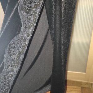 NWT Velvet Pants-Beaded Side; Great 4 Holidays!